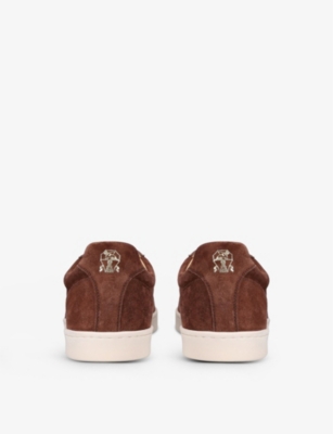 BRUNELLO CUCINELLI Basketball suede low-top trainers