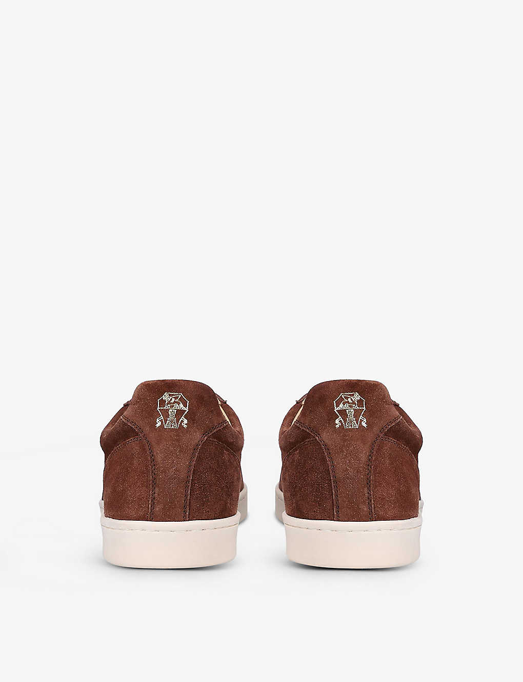BRUNELLO CUCINELLI Basketball suede low-top trainers