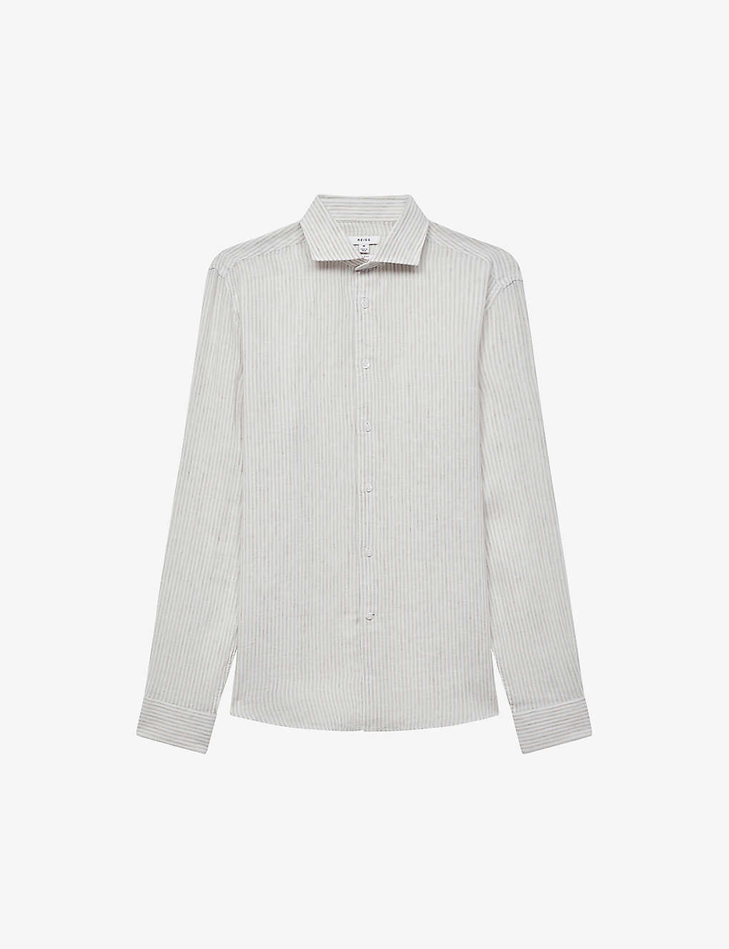 REISS - Ruban regular-fit long-sleeve linen shirt | Selfridges.com