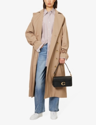 Coach Tabby 26 Leather Shoulder Bag In B4/black