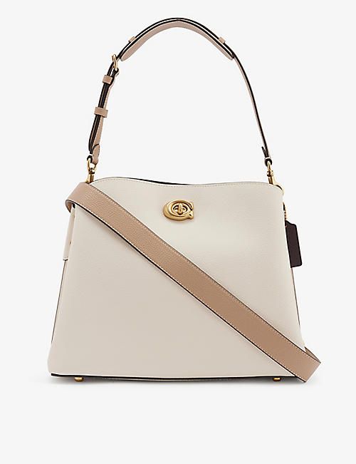 COACH: Willow leather top-handle bag