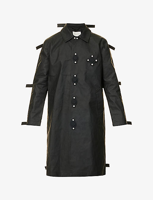 CRAIG GREEN: Tyvek spread-collar regular-fit woven hooded jacket