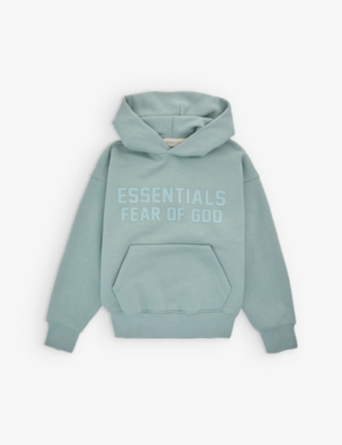 FEAR OF GOD ESSENTIALS KIDS Cotton-Blend Logo Hoodie (2-16 Years)