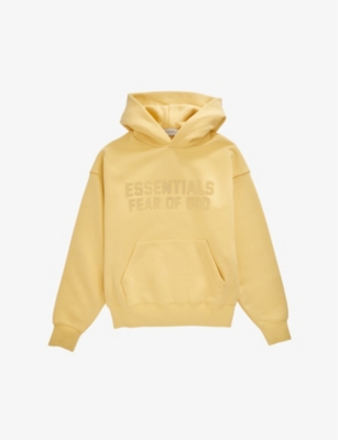 FOG X ESSENTIALS: Kids ESSENTIALS logo-print cotton-blend hoody 4-16 years