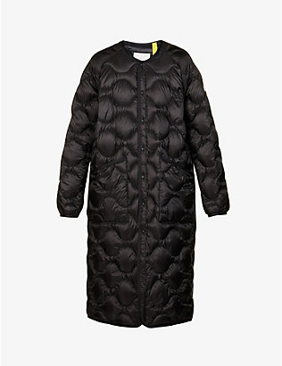 MONCLER GENIUS: Moncler Genius x 4 Moncler HYKE Nadelhorn brand-badge quilted shell-down coat
