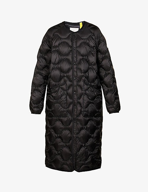 MONCLER GENIUS: Moncler Genius x 4 Moncler HYKE Nadelhorn brand-badge quilted shell-down coat