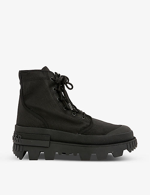 MONCLER GENIUS: Moncler Genius x 4 Moncler HYKE Desertyx woven boots