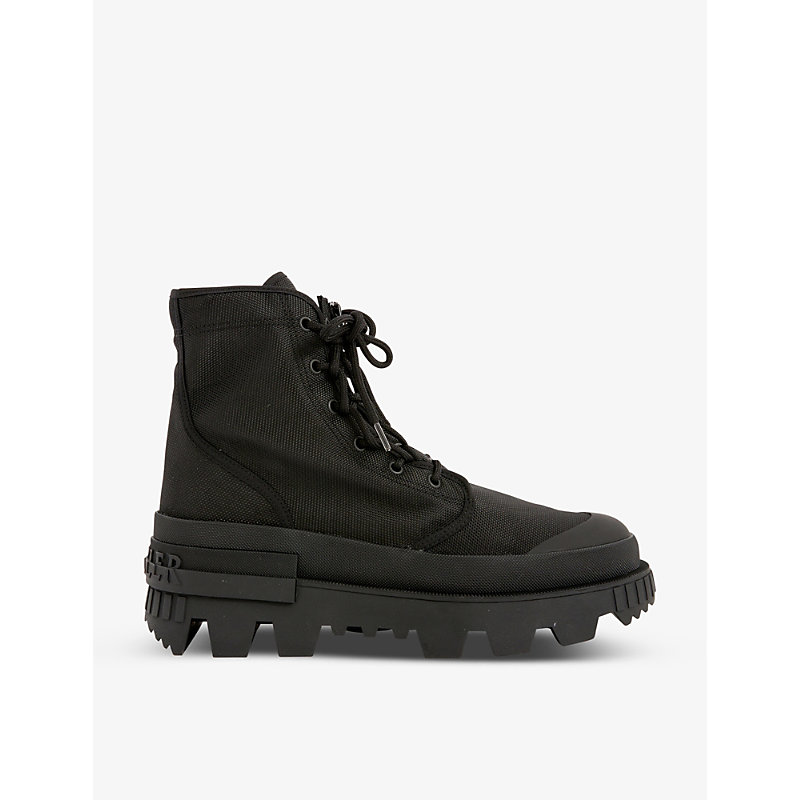 Moncler Genius 4 Moncler Hyke Desertyx Lace-up Boots In 999