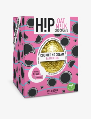 HIP CHOCOLATE: Cookies no Cream oat milk chocolate Easter egg and buttons 150g