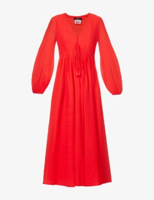 WEEKEND MAX MARA - Deodara long-sleeved woven dress | Selfridges.com