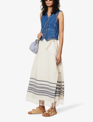 Weekend Max Mara Targa Skirt In Cream | ModeSens