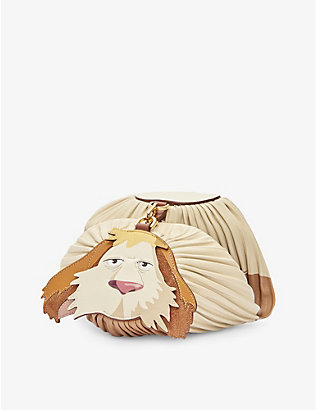 LOEWE: LOEWE x Howl's Moving Castle Bracelet Pouch Heen leather pouch