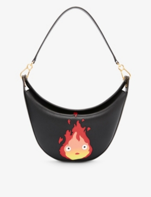 Selfridges Loewe x Howl's Moving Castle Puzzle Calcifer small leather belt  bag 2180.00