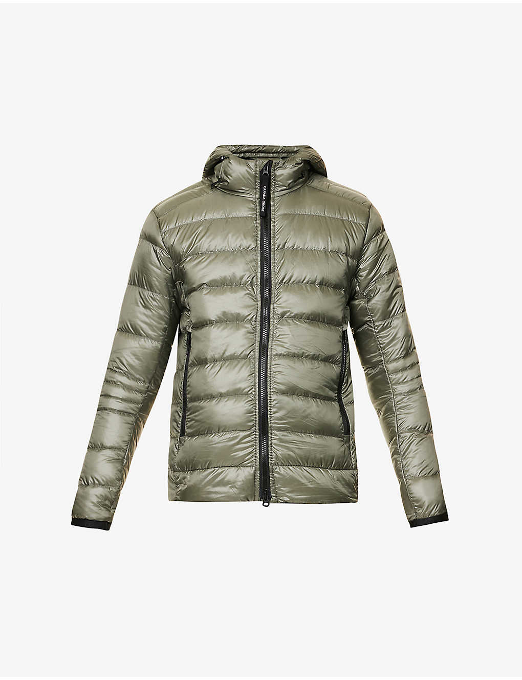 Shop Canada Goose Mens Sagebrush Crofton Quilted Recycled-nylon Hooded Jacket
