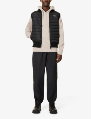Hybridge high-neck quilted relaxed-fit wool gilet
