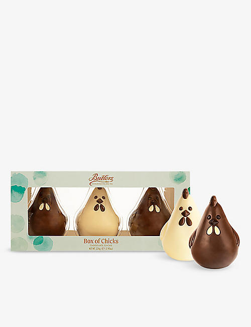 BUTLERS: Milk and white chocolate box of chicks 225g