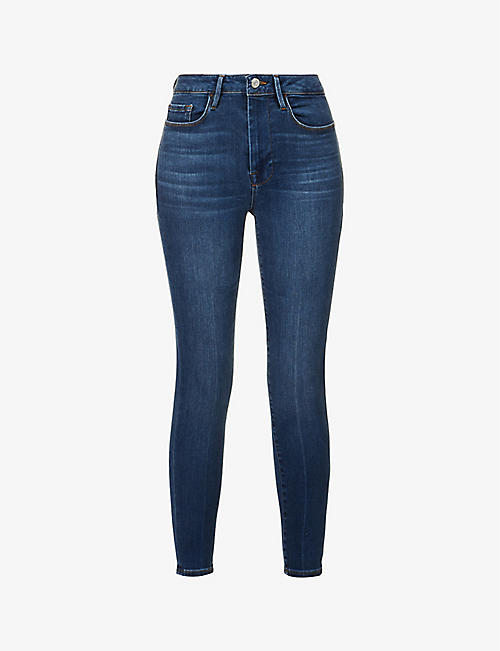 FRAME: Le Skinny Crop stretch-organic denim and recycled polyester-blend jeans