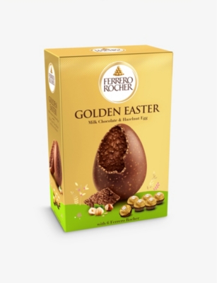 FERRERO: Ferrero Rocher Golden milk chocolate and hazelnut Easter egg 175g