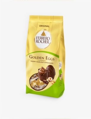 FERRERO: Milk chocolate wafer and creamy hazelnut filled Easter eggs 100g