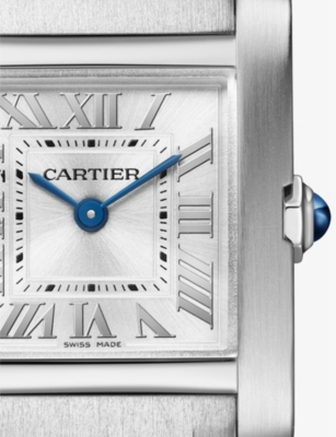 CARTIER: CRWSTA0065 Tank Française small stainless-steel quartz watch