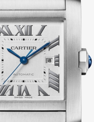 CARTIER: CRWSTA0067 Tank Française large stainless-steel automatic mechanical watch