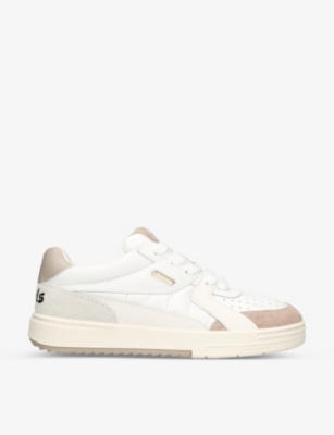 Palm Angels 30mm University Origin Leather Sneakers In White