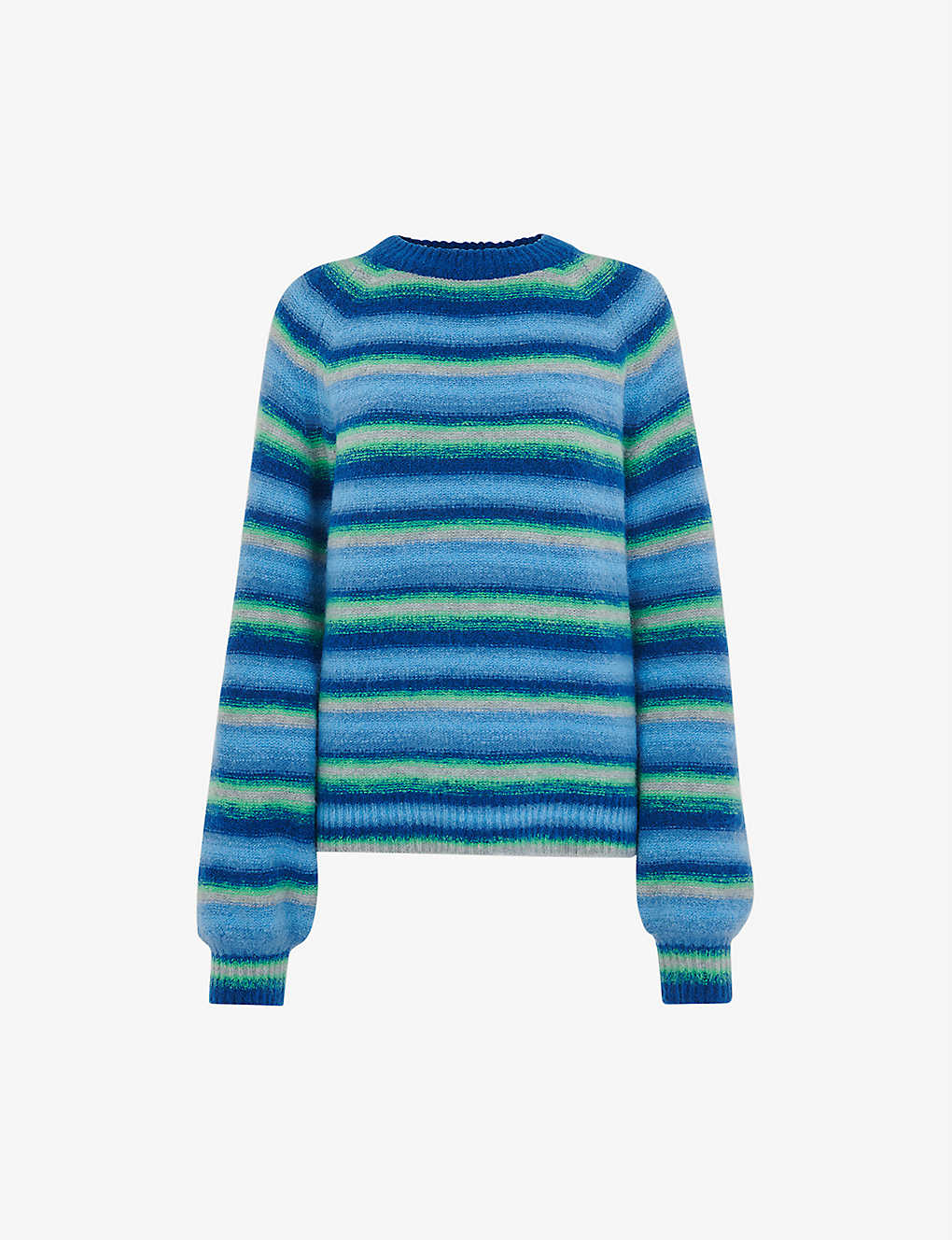 Whistles Striped Sweater In Multi-coloured