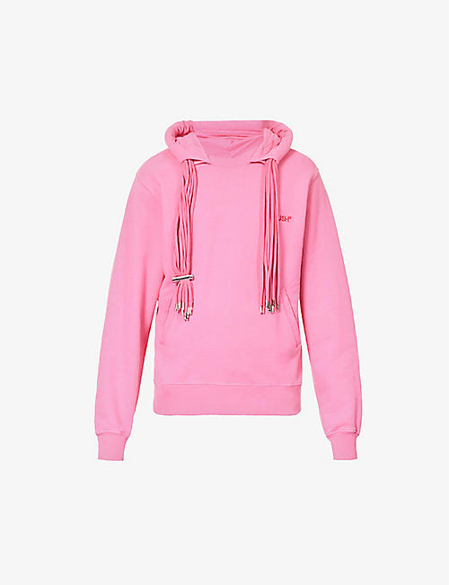 AMBUSH: Brand-embroidered relaxed-fit cotton-jersey hoody