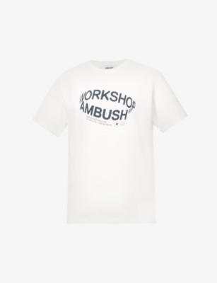 AMBUSH: Revolve graphic-print cotton-jersey T-shirt
