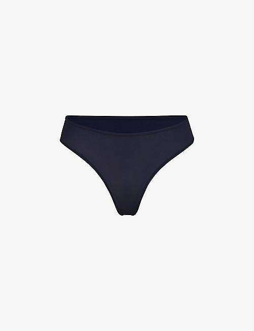 SKIMS: Fits Everybody mid-rise stretch-woven thong