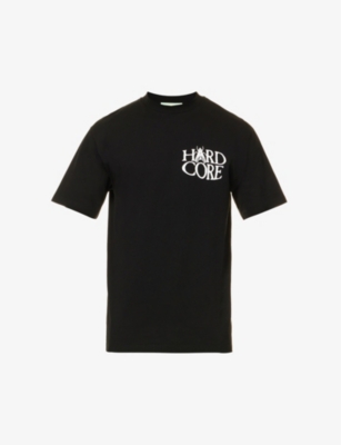 Aries Palm T-shirt In Black