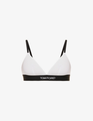 Tom Ford Modal Signature Bra In White