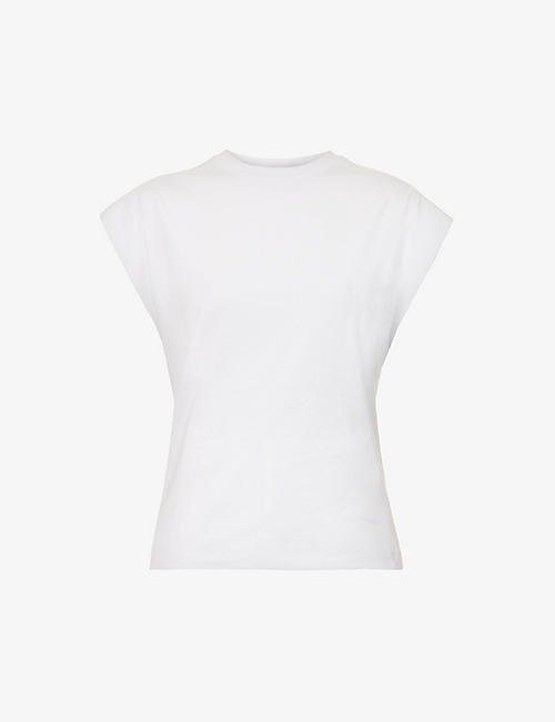 VINCE: Crew-neck stretch-cotton jersey T-shirt