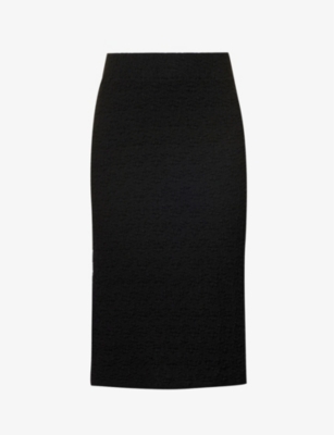 VINCE - Smocked cotton-blend midi skirt | Selfridges.com