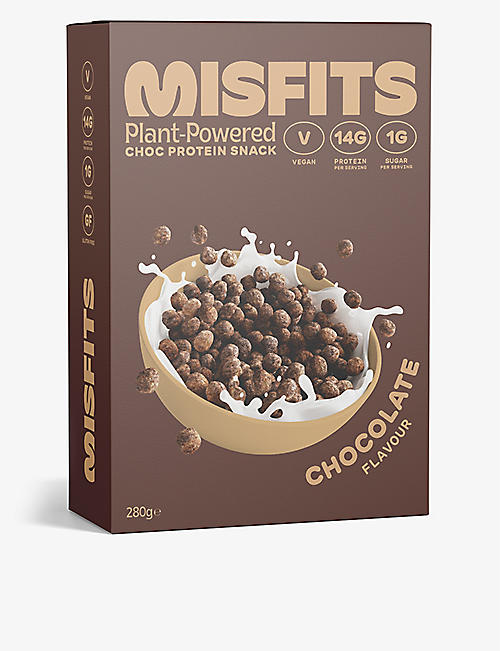 食品袋：Misfits 巧克力植物蛋白谷物 280 克