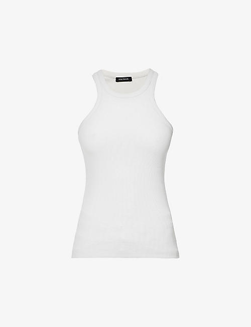 GOLDSIGN: Laurel sleeveless stretch-woven top