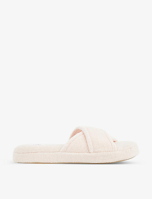 SKIN: Kyoto cross-over cotton slippers