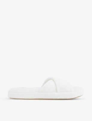 SKIN: Kyoto cross-over cotton slippers