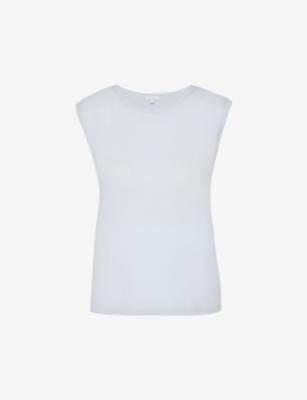 SKIN SKIN WOMEN'S BLUE SALT COLBIE ORGANIC COTTON-JERSEY PYJAMA TOP 0 65106083