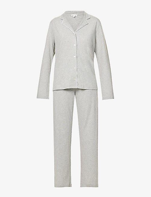 SKIN: Cayla relaxed-fit organic-cotton pyjama set