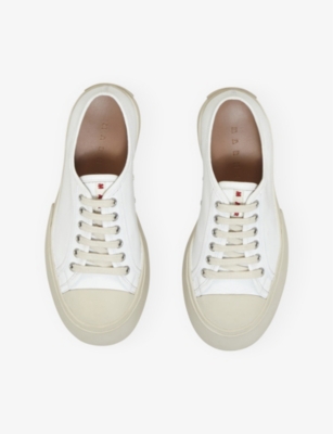 Marni Sneakers Donna Pelle Bianco In White