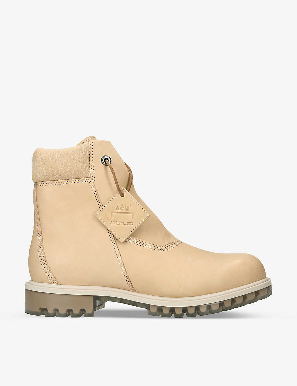 A-COLD-WALL* A COLD WALL BEIGE A-COLD-WALL* X TIMBERLAND ZIP-UP WOVEN ANKLE BOOTS,65115092