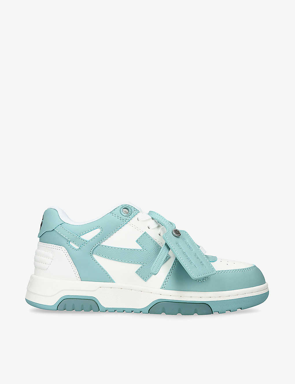 Off-white Out Of Office Leather Low-top Trainers In Blue Other