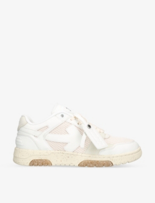 Shop Off-white Out Of Office Leather Low-top Trainers In White