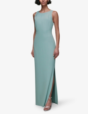 Shop Whistles Womens Tie Back Stretch-crepe Maxi Dress