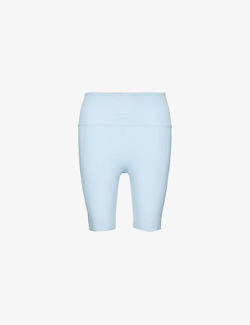 GIRLFRIEND COLLECTIVE: High-rise recycled-polyester-blend cycling shorts