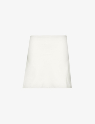 GIRLFRIEND COLLECTIVE: High-rise split-hem recycled-polyester-blend skort