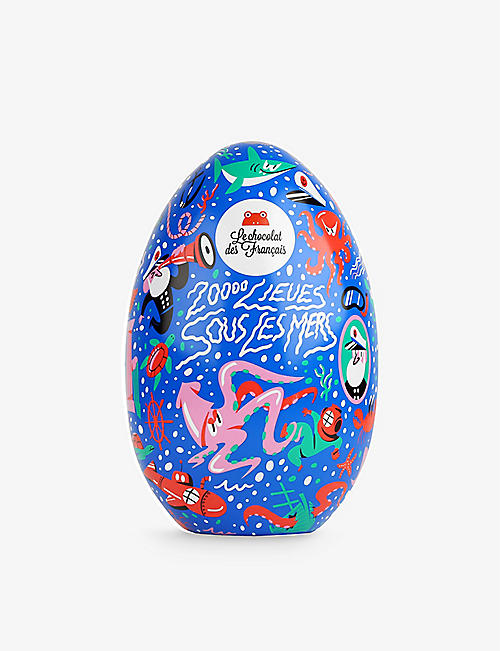 LE CHOCOLAT DES FRANCAIS: Easter egg hazelnut milk chocolate selection box 250g