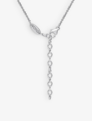 Shop Yoko London Classic 18ct White-gold, 0.34ct Diamond And Akoya Pearl Necklace In White Gold