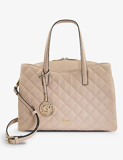 DUNE: Dignify quilted faux-leather tote